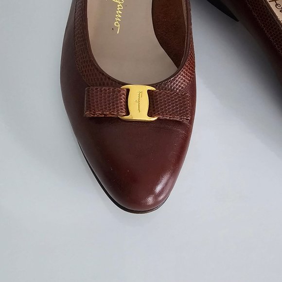 FERRAGAMO SHOES -LOW HEEL - AUTHENTIC! VINTAGE! - Picture 3 of 15